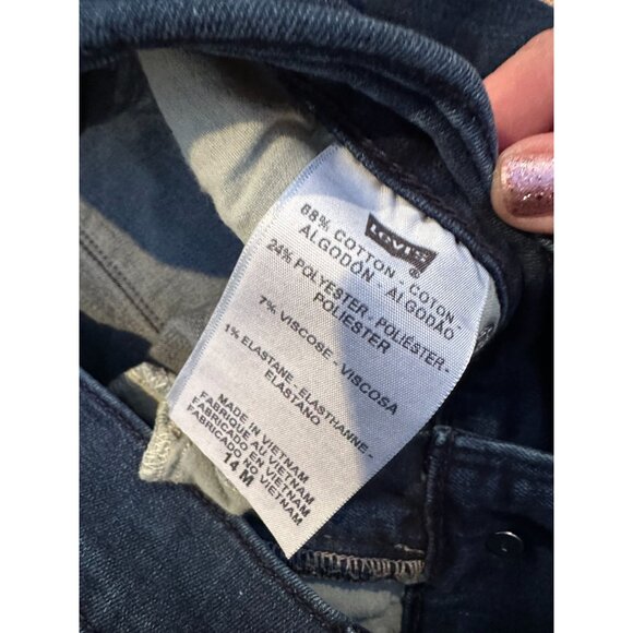 Levi’s 512™ Perfectly Slimming Bootcut Jeans – Size 14M – Dark Wash – Classic St - Picture 3 of 8